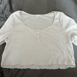 BP white long sleeve new with tags